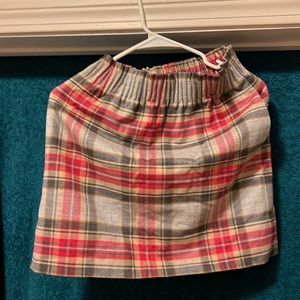 J Crew Plaid skirt